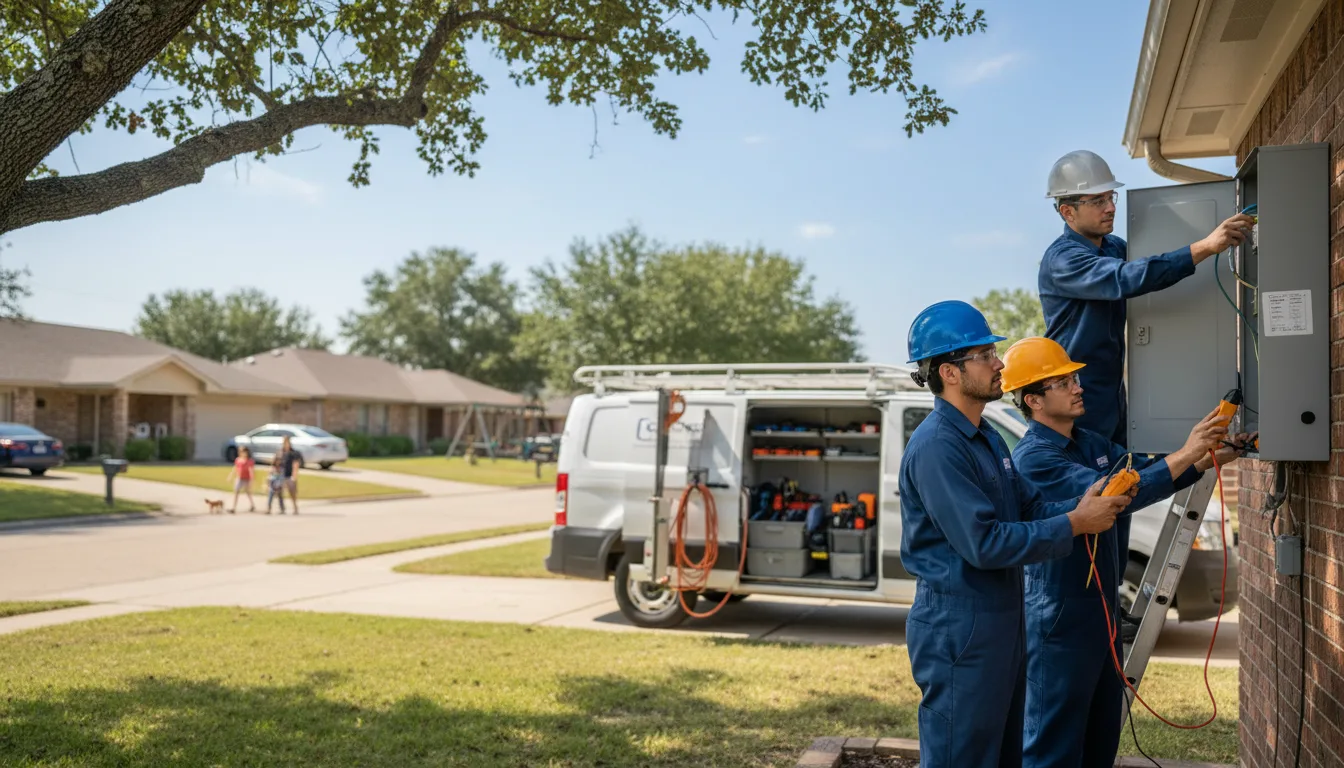 Certified electrician providing emergency electrical services in La Rose, IL